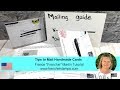 Tips to mail your handmade cards