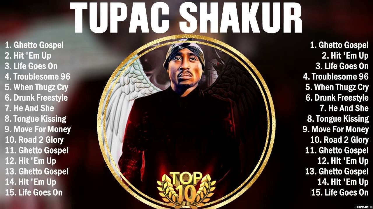 Tupac 90's Westcoast Rap Hip Hop Mix Music - Old School Rap Songs of Tupac  - Full Album Tupac Shakur