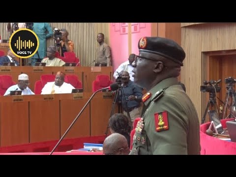 Full Video Nigeria Senate Screens New Chief Of Army Staff Major General Waheedi Shaibu