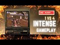 Comeback 1 v 4 ❤️ | BGMI | INDIA