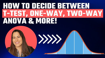 When to use a T-Test vs One-Way ANOVA, Two-Way, and beyond!