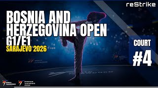 Bosnia and Herzegovina Open G1/E1 - Sarajevo 2026 (Day 2 - Jun 22) | Court #4 LIVE