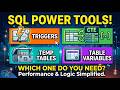 Master SQL Logic: Triggers, CTEs, & Temporary Storage