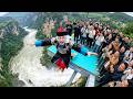 Powerful Wind Rush ASMR During Rapid Free Fall+:Asmr Bungee Jumping