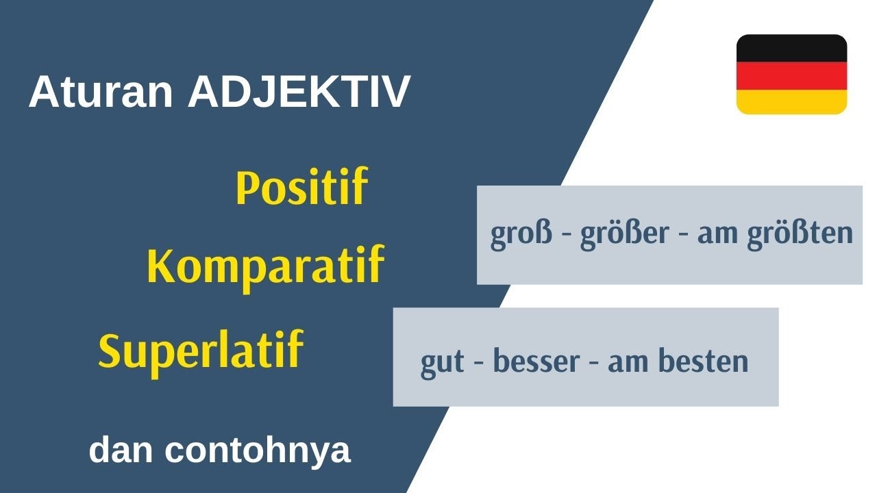 Kata Sifat Bahasa Jerman / Adjektiv auf Deutsch | Safira Lidina