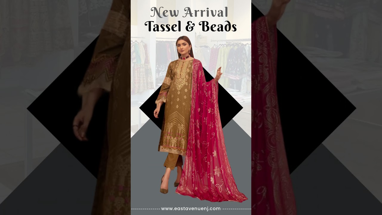 Tassel & Beads | Pakistani Dresses & Suits Online | USA Based Store