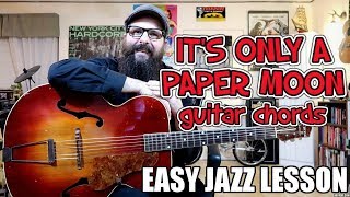 It's Only a Paper Moon - Easy Jazz Chord Lesson chords