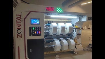 ZTM-D Adhesive Label paper Slitter Rewinder machine