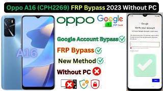 Oppo A16 (CPH2269) FRP Bypass | Oppo Google account bypass 2023 Without PC