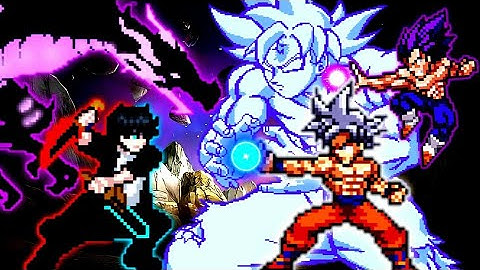 Sung Jinwoo V4 (Solo Leveling) (New) VS Mastered Ultra Instinct Goku in Mugen