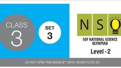 Class 3/Level 2 Nso/Set 3 OSDS #class3level2osds #nsolevel2osds