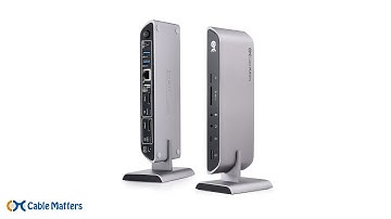 Cable Matters Dual Monitor USB C Docking Station for MacBook Pro with Dual HDMI and 80W Charging