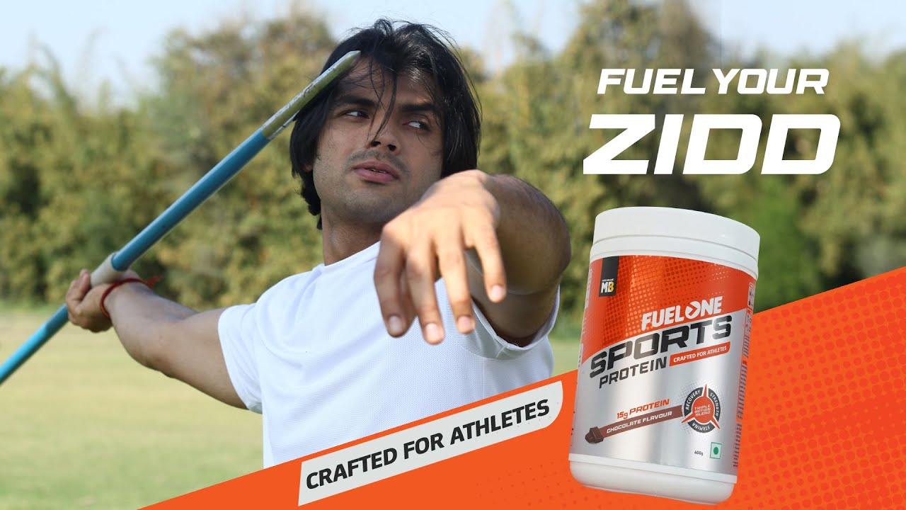 FUEL YOUR ZIDD with Fuel One Sports Protein ft. Neeraj Chopra Crafted