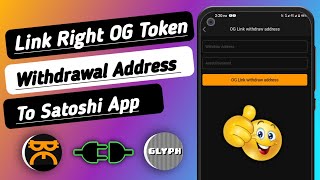 OG token Airdrop Withdrawal: The Right Wallet Address to Link to Satoshi App Explained screenshot 3