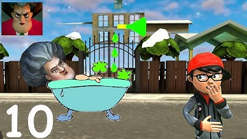 Scary Teacher 3D - Gameplay Walkthrough Part 10 - Mission A Sticky Mess Prank (Android, iOS)