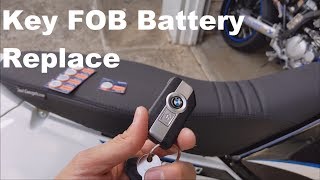 Key Fob Battery Replacement (Keyless Ride)  2015 BMW R1200GS Adventure