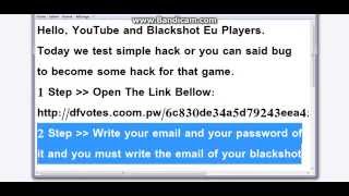 Hack Blackshot Eu 2014