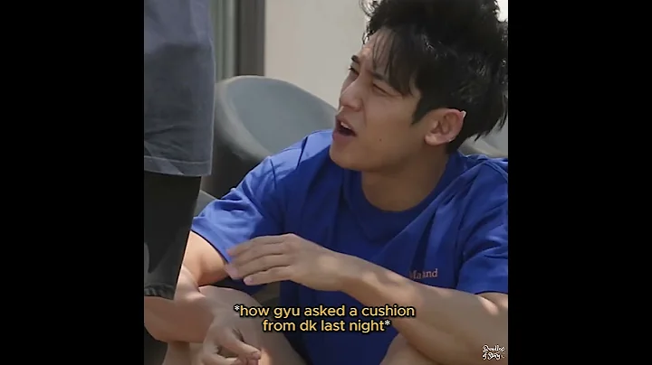 no wonder he woke up with full energy 😭🤣 #GOINGSEVENTEEN #GOINGSVT #SEVENTEEN #DOKYEOM #MINGYU #DINO
