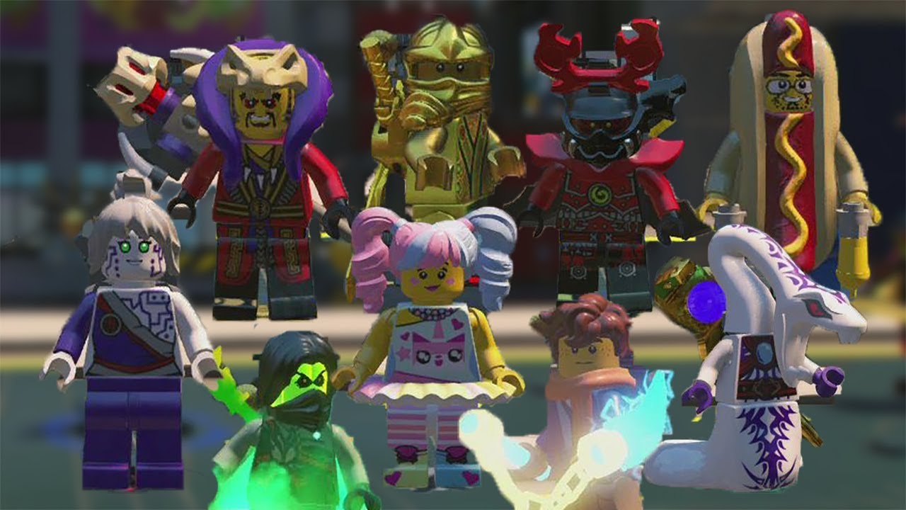 diagram seng hende LEGO Ninjago Movie: Videogame - How to unlock ALL characters (All character  tokens locations) - YouTube