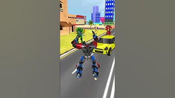 Mech Robot Car Robot | Robot Shooting Game | Transforming Games