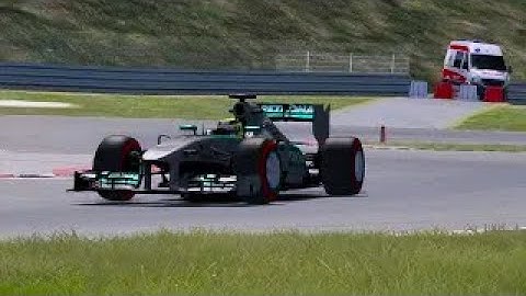 Assetto Corsa Formula RSS 2013 V8 at Nürburgring GP hotlap (N. Rosberg livery)