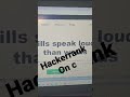 #Hackerrank on c