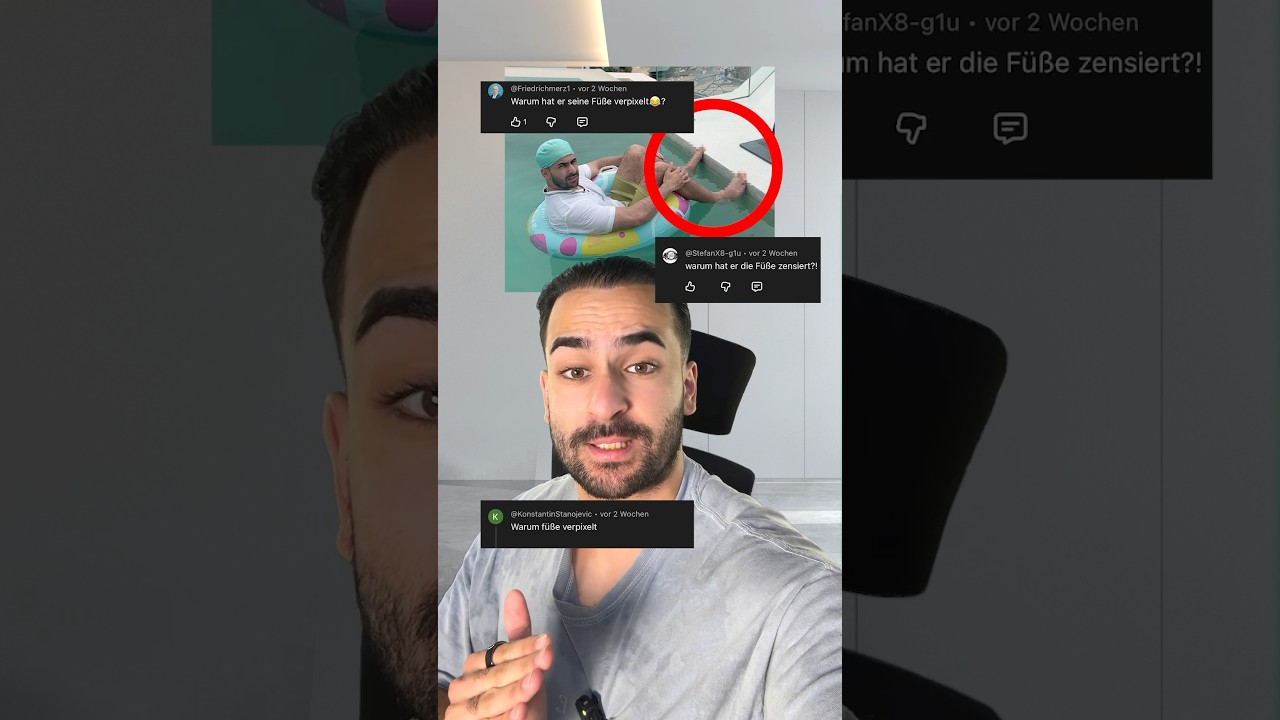 Der Grund wieso ich meine Füße verpixle