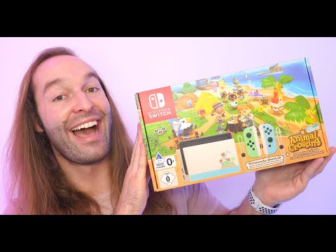 Limited Edition Animal Crossing Nintendo Switch Unboxing!