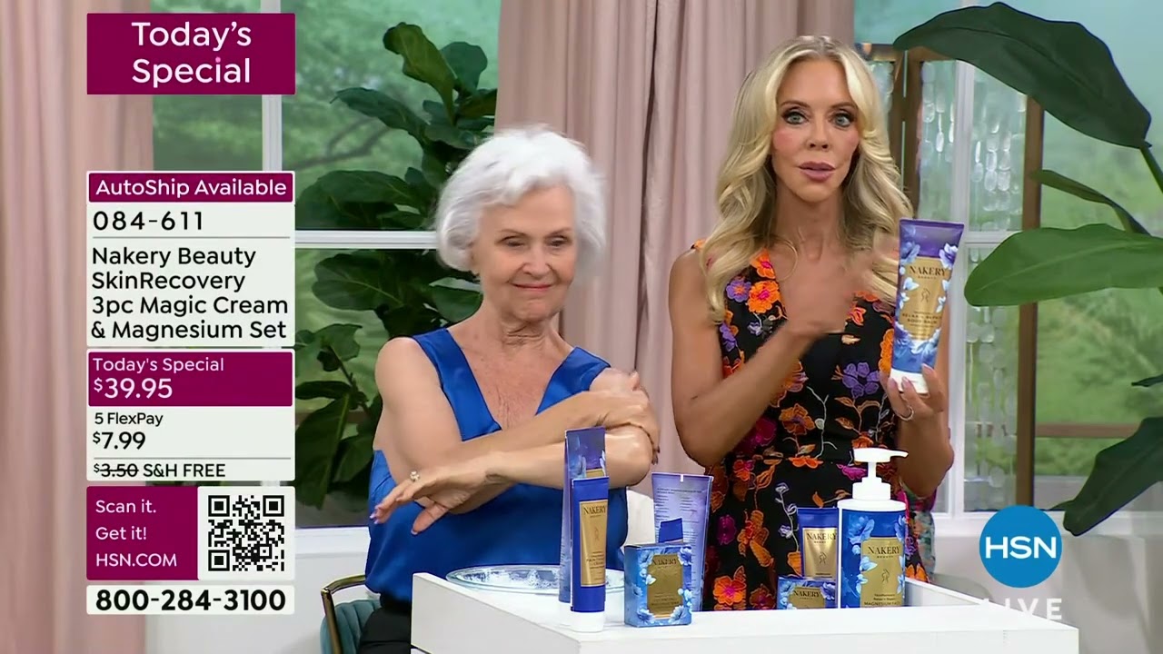 Nakery Beauty 3piece SkinRecovery Cream, Balm   Magnesiu...