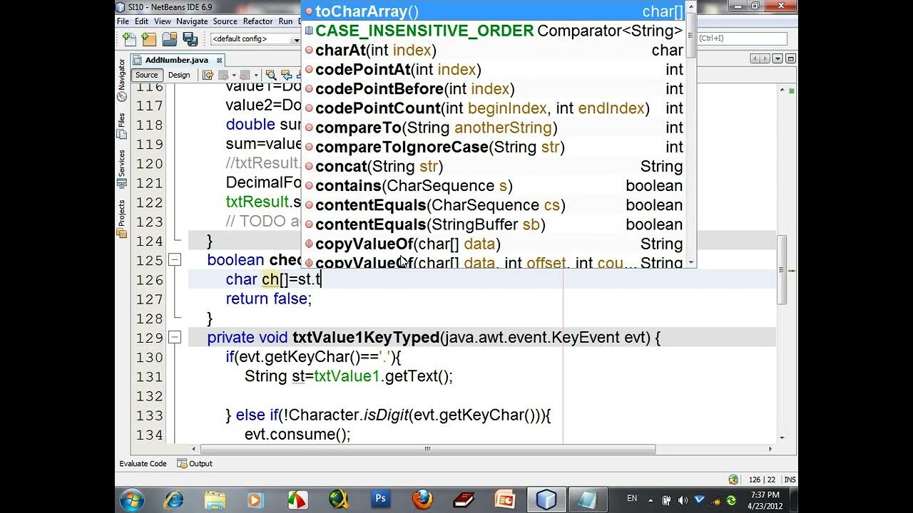 JAVA how to Input Floating in JTextFeild - YouTube