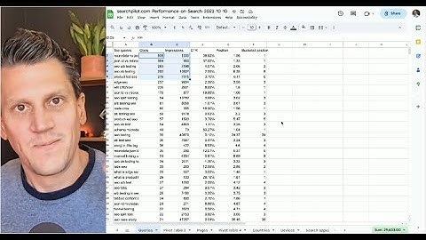 Search Console CTR calculation demonstration