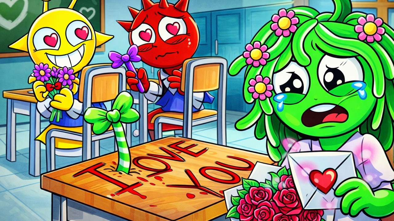 🔥💔 Raddy, Simon & Vineria – A Twisted Love Triangle! | Incredibox Sprunki Animation 💔🔥