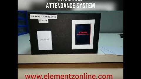 RFID Attendance System with LCD display