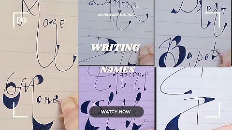 How to write your name in 2 beautiful fonts | Shading letters #youtube #art #english 