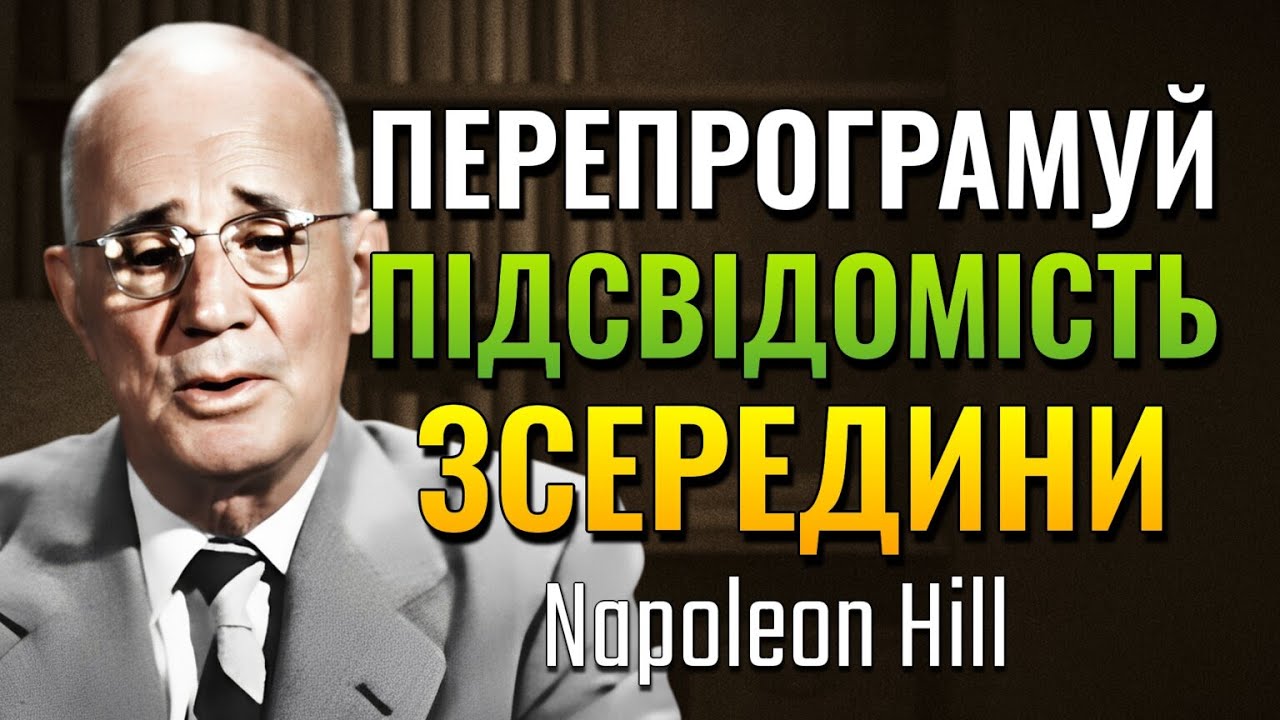 Внутрішній процес, що перепрограмовує вашу підсвідомість. (Napoleon Hill)