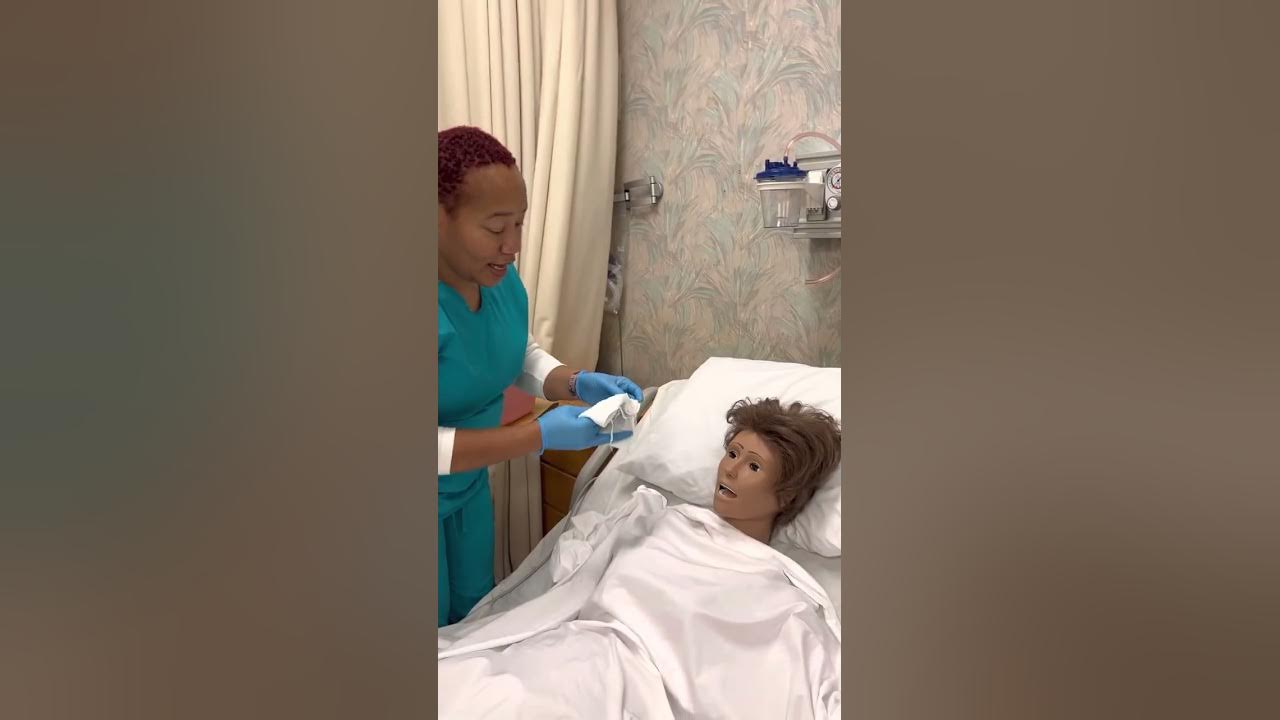 CNA Skills Partial Bed Bath (State Test Only) YouTube