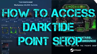 DARKTIDE POINT SHOP ON STEAM– LIVE & ACCESSIBLE