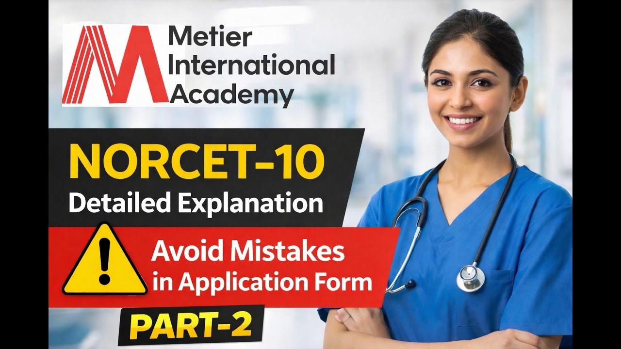 NORCET-10 Detailed Explanation | Avoid Mistakes in Application Form | Complete Guide Part-2