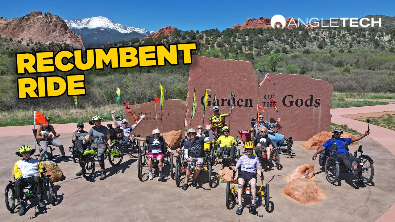 Recumbent Trikes around the Riding the Garden of the Gods with Angletech!