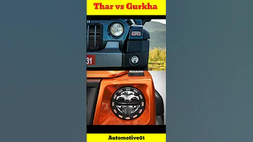 Mahindra Thar Vs Force Gurkha Comparison Mahindra Thar Vs Force Gurkha Short Ytshorts 