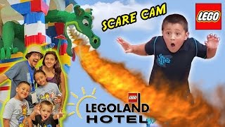 LEGOLAND HOTEL Grand Opening in Florida + DRAGON SCARE CAM! (Best Day Ever w/ Amusement Park Fun!)