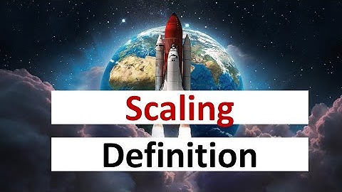 What does it mean to scale a business?