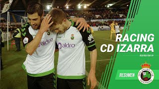 Resumen del partido Racing vs CD Izarra · 3 de febrero del 2019