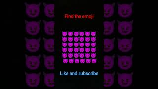 find odd emoji