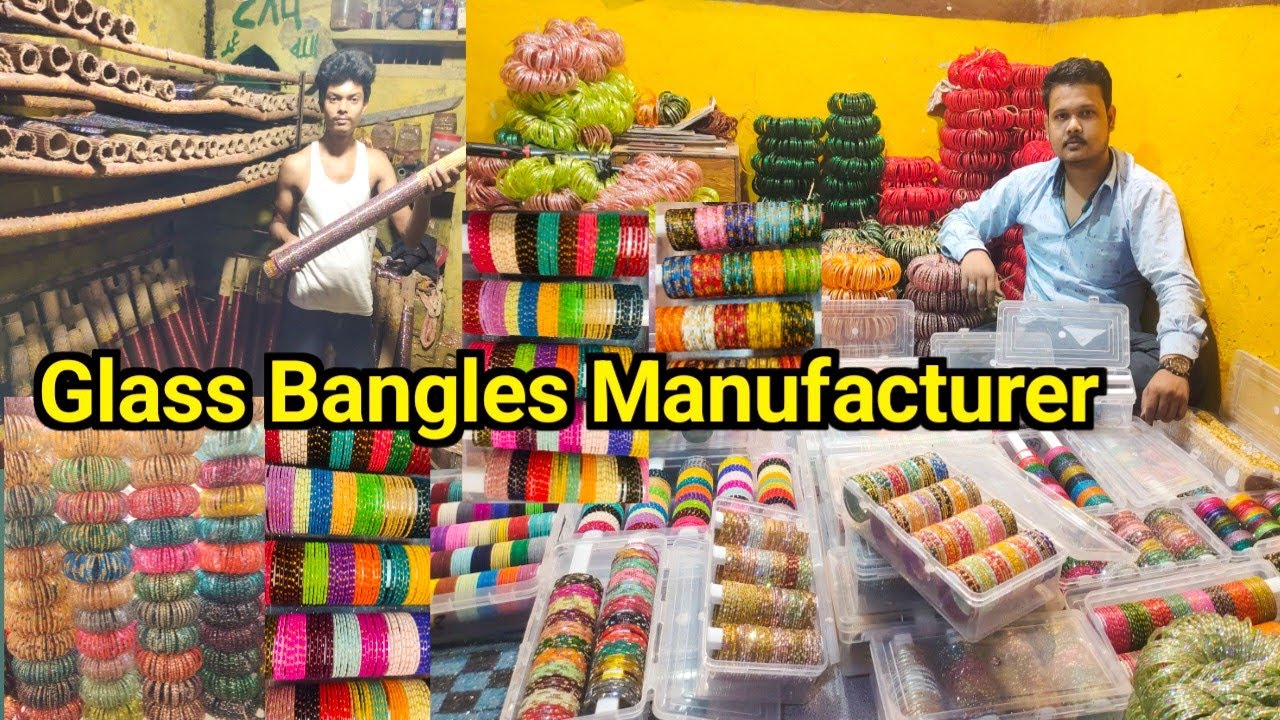 कांच की चूड़ियों की सबसे नई डिजाइन | Glass Bangle Manufacturer ...