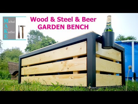 wood-&-steel-&-beer-garden-bench