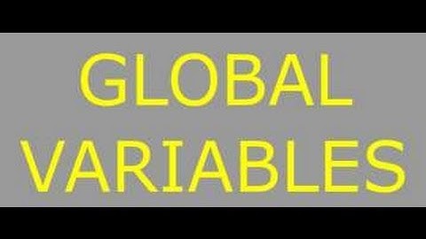 Flash Tutorial Request 67 Global Variable