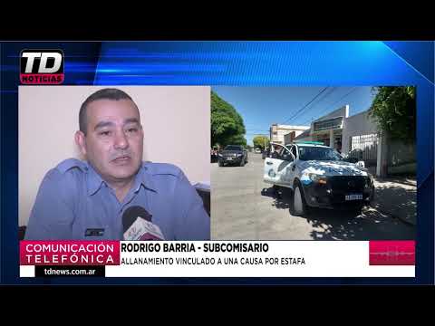 RODRIGO BARRIA   ALLANAMIENTO VINCULADO A UNA CAUSA POR ESTAFA 20 11 2020