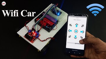 How To Make A Wi-Fi Car Using NodeMCU esp8266 | Mobile Phone Controlled Car | Dharani creation