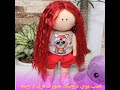 نصب موی عروسک روسی سر چرخشی به صورت فرق از وسط Install Doll Hair 